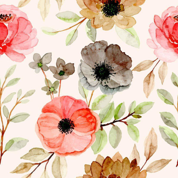 Lark Manor Rouleau de papier peint lisse L 126 po x l 24 po Adrie